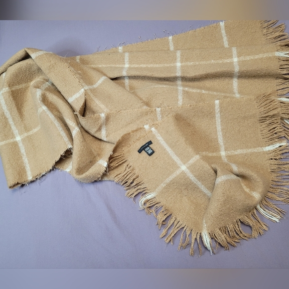 Love & Lore Cozy Tan Scarf With Teddy Bear Core Style Brown Hat and Mittens Set - Picture 12 of 16